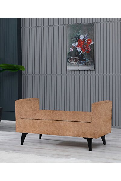 Meşe Home Toffet Bazalı Değiştirilebilir Kollu Süngerli Yüksek Plastik Ayaklı...