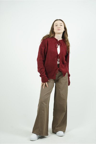 Hotfashion Lacing Detail Cardigan