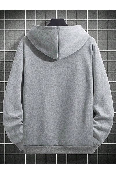 aynewmoda Hooded Don'T Trust Anyone Basque Sweatshirt