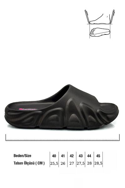 sermoda Papuci de plajă și piscină model Eva Style Summer - Lavoar 2000 Negru