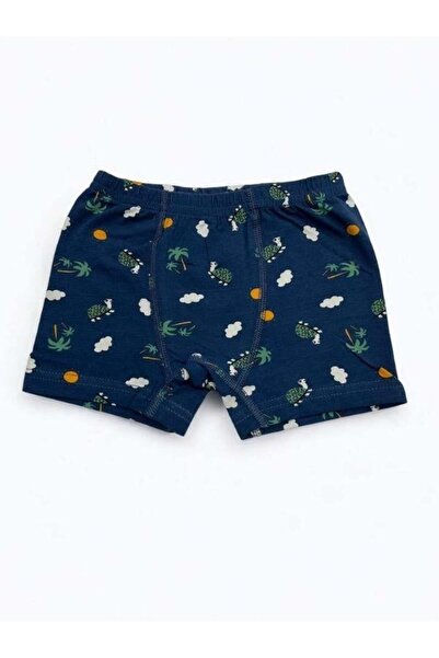 Zekids Boxeri din bumbac cu model pentru copii