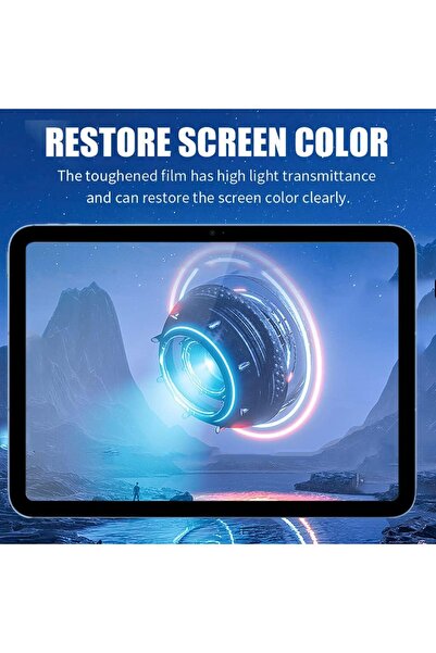 AWH واقي شاشة لجهاز iPad 10th Gen 10.9'' 2022 مكون من قطعتين، زجاج مقسّى، Face ID، متوافق مع قلم الرصاص