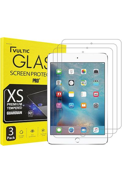 AWH مجموعة من 3 واقيات شاشة لجهاز iPad Pro مقاس 12.9 بوصة (الجيل الأول/الجيل الثاني 2015/2017)، مصنوعة من الزجاج المقوى