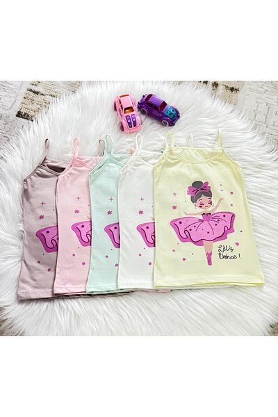 SWELLA Girl's 5-Piece Jumpsuit 100% Cotton Ballerin Pattern
