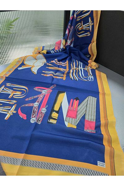 Oxygen Scarfs H Patterned Cotton Soft Shawl