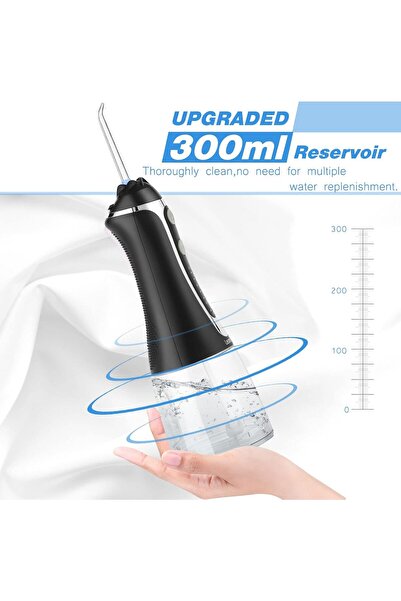 AWH Cordless Water Flosser, Upgraded Electric Oral Irrigator, IPX7 Waterproof, 7 Jet Tips,Travel Bag