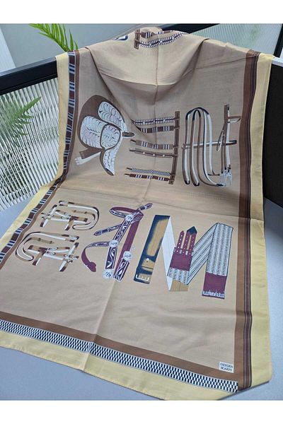 Oxygen Scarfs H Patterned Cotton Soft Shawl