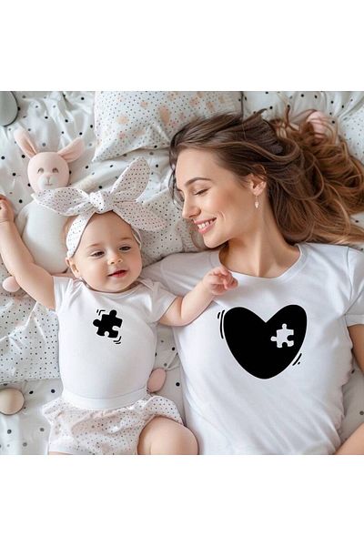 Pink Sky T-shirt Mother and Daughter (ADDY TO 2 BASKETS TO MAKE SINGLE PRODUCT COMBIN)