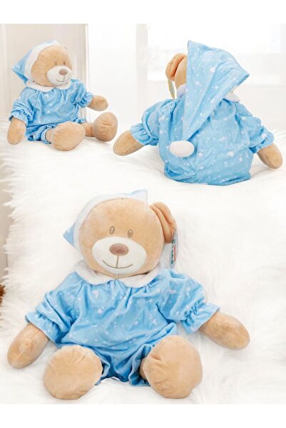 BYCEGU 47613 MAVİ PİJAMALI UYKU ARKADAŞİM PELÜŞ OYUNCAK AYI 30CM BİR ADETTİR