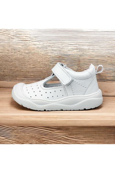 JOJO KIDS Unisex Children's Inner Outer Genuine Leather Orthopaedic Closed Sandals, Back Support Shoes