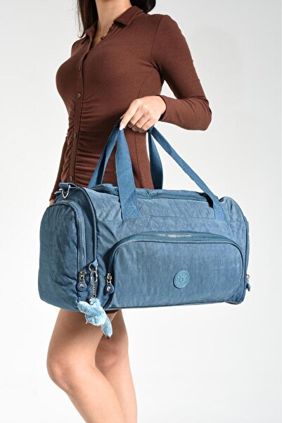 Baginn Unisex Kabin Boy Çapraz Askılı Omuz Çantası Seyehat Spor Çantası Hafif Klinkır Kumaş 40*25 Cm