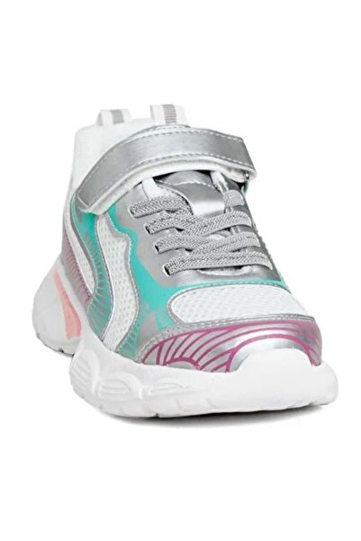 KOCAMANLAR Cool Adam Silver Color Orthopedic Children's Sneakers
