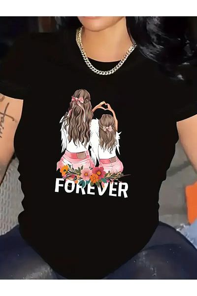 Pink Sky T-shirt Mother and Daughter (ADDY TO 2 BASKETS TO MAKE SINGLE PRODUCT COMBIN)