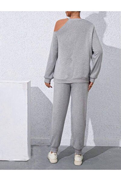 ARV MODA FASHİON THAT İNSPİRES OMUZ DETAY İKİ İPLİK İKİLİ EŞOFMAN TAKIM