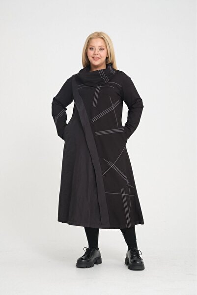 lovedrobe Plus Size Black Dress - 24609-48