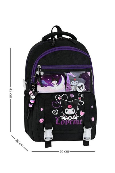Baginn Geantă pentru școală primară Set de 3 cutii de prânz Suport stilou 42*30 cm Breloc și insignă Cadou