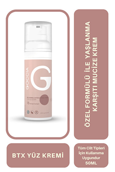 goccia Btx |   Natural Botox Effect, Anti-Wrinkle & Firming Face Cream