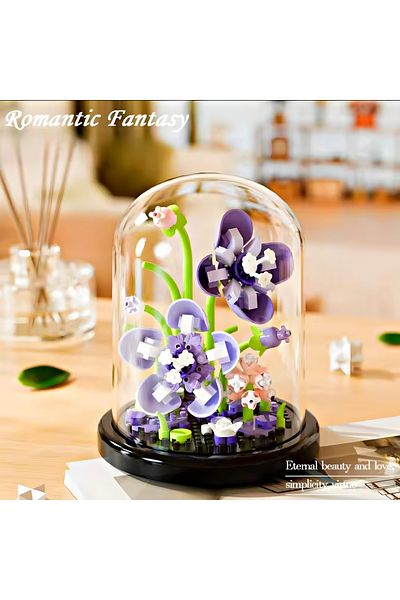 DEK Bricks Orchid Building Blocks - Eternal Flower Gift Hobby Decoration