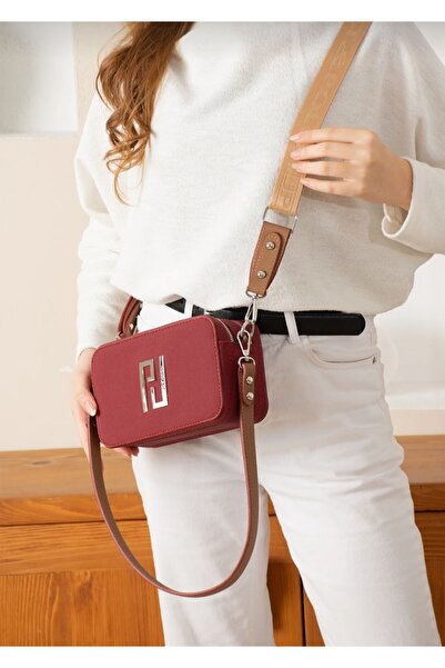 Just Polo حقيبة كتف وحقيبة كروس نسائية