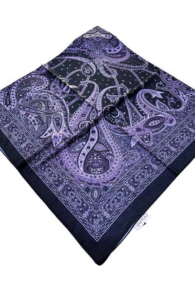 Bytoktay 120X120 CM ETRO MODEL Eșarfă moale cusut manual DESIGN SPECIAL DIMENSIUNE MARE TESTERE