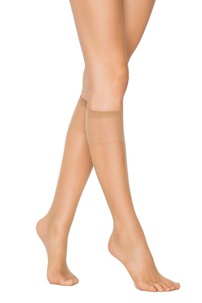 Penti Lycra Fit 15 Shiny Toe Seamless Knee High Socks