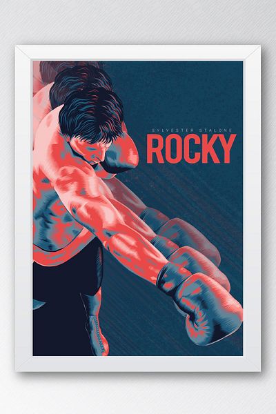 Saturn Pictură înrămată Rocky - Pictură poster Rocky Fim