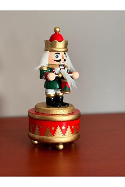 Empressco Yılbaşı Temalı Çok Renkli Kurşun Asker Müzik Kutusu, Dekoratif ve E...