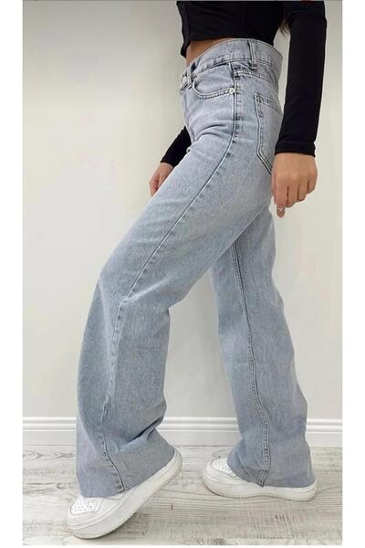 Pelin JEANS PALAZZO CU BUTANTE TĂIATE