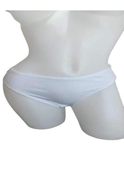 Candy women 4،سراويل داخلية بيضاء مع ليكرا