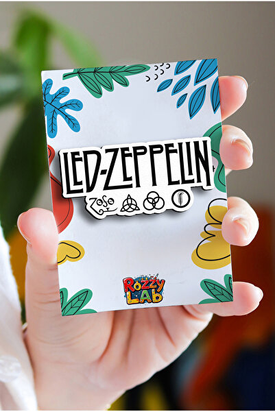 Rozzy Lab Led Zeppelin No3 Rock Music - Müzik - Pin - Rozet - Broş - Yaka Çan...