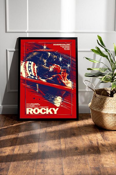 Saturn Pictură înrămată Rocky - Pictură poster Rocky Fim