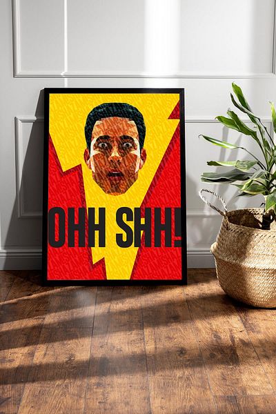 Saturn Pictură înrămată Shazam - Pictură poster Shazam Fim