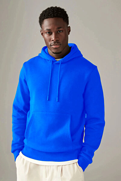 Superlife Чоловіча кофта з капюшоном, зручна, з флісовою підкладкою, 3 нитки, товста, SweatShırt spr25sw55