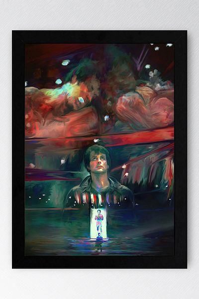 Saturn Pictură înrămată Rocky - Pictură poster Rocky Fim