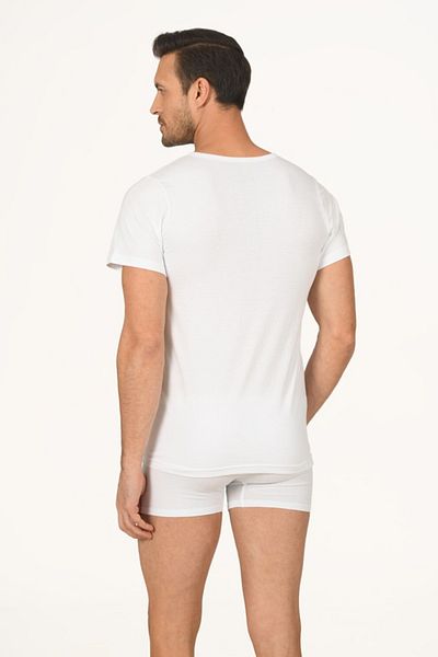 NBB Men's White Short Sleeve Crew Neck Classic Men's Undershirt Set of 3