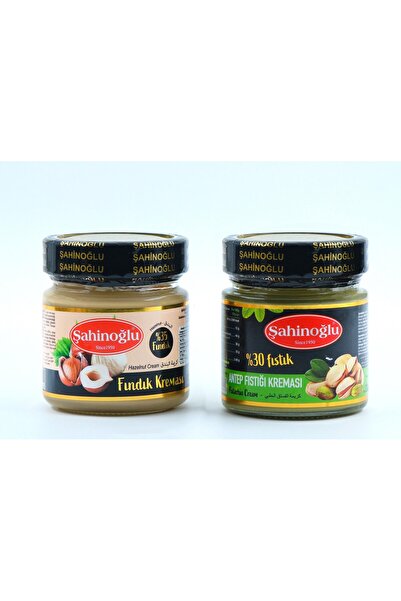 SAHİNOGLU GIDA FINDIK KREMASI VE ANTEP FISTIĞI KREMASI 2'Lİ SET