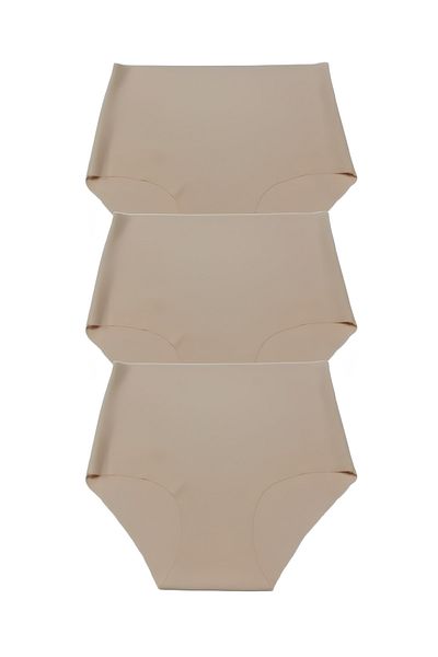 Adeniz Εσώρουχα 3 τεμαχίων Extra High Waist Laser Cut χωρίς ραφές χωρίς σημάδια (ΕΞΑΙΡΕΤΙΚΑ ΕΥΚΑΜΠΤΟ ΚΑΙ ΑΠΑΛΟ)