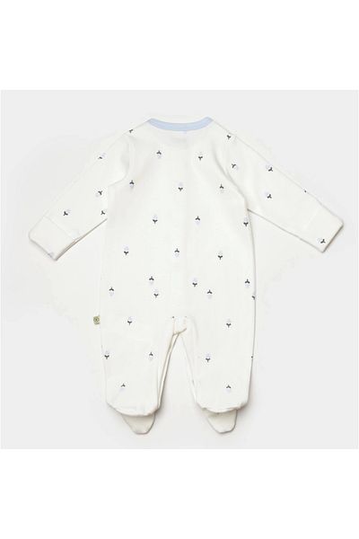 Biorganic Bibaby Love Floral Baby Jumpsuit 60791 Ecru Lilac