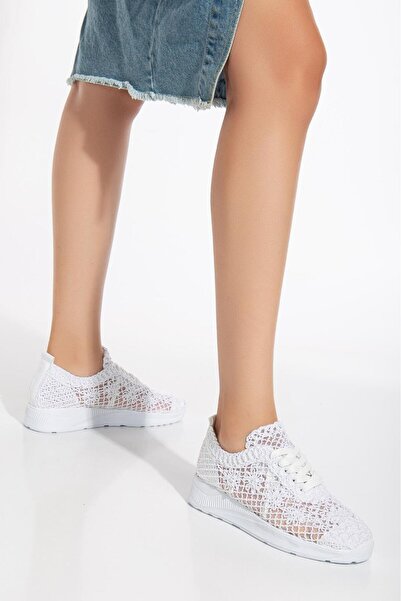 EYLÜLDEN MODA SHOES Eylülden Fashion Shoes Knitted Embroidered Women's Comfort Shoes