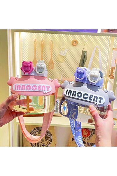 Livava Straw Drinker, Adhesive and with Hanger, 18X15 - Pink-