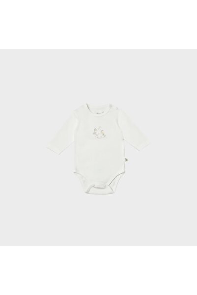 Bibaby Biorganic Penguin Club Baby Body 56003 Ecru Gray