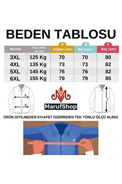 marufshop Чоловіча сорочка великого розміру, довжина 135 см, підходить для людей з великою статурою, з довгими рукавами