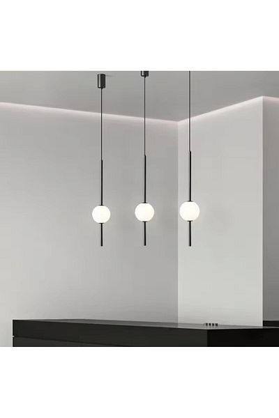 Vonalight 3-Piece Bench,Welcome,Pendant,Lamp,Led Lighting,Decorative 3000K Light,Acrylic Glass Diameter.8Cm,Size.50Cm