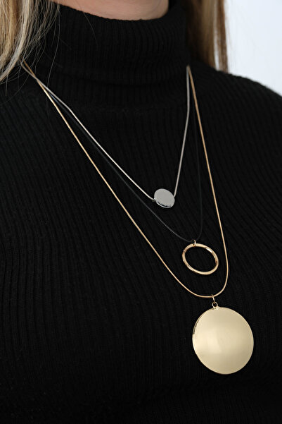 Jack Ferrero KADIN ALTIN KAPLAMA RENK ATMAZ KOLYE