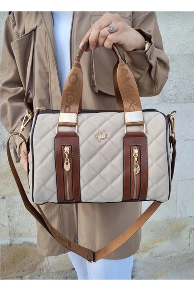 çantamgelsin Miami Polo Women's Quilted Cylinder Model