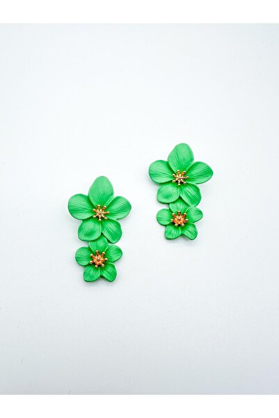 STEELAURA Eldanis Çift Katmanlı Çiçek Sallantılı Küpe