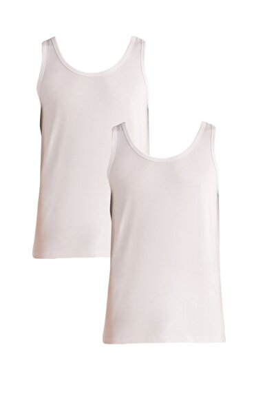 Kom Білий мікромодальний комплект чоловічих спортивних шортів з 2-ма шортами ...