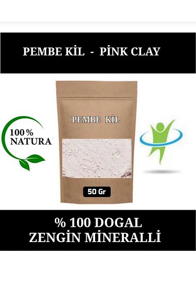 E.M.S AVM 50 Gr Pink Clay Pambe Clay Mask and Pink Powder Clay