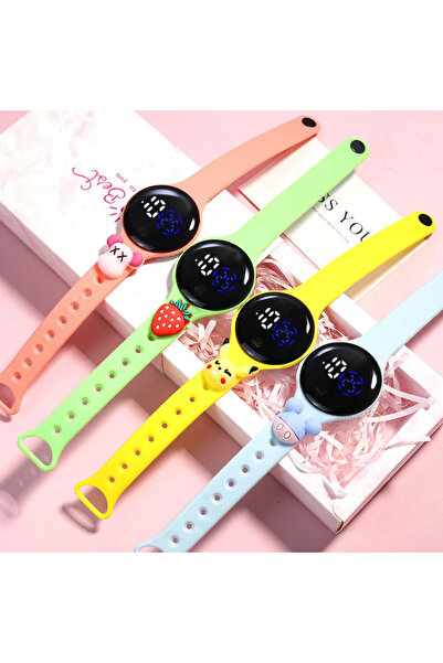 Onkatech Intermax Smartv1- V80 Su Geçirmez Figürlü Dijital Dokunmatik Led Ekran Çocuk Saati