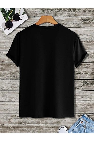 Frisson Unisex Oversize Cotton T-Shirt - Two Cats Printed Crew Neck for Valentine's Day